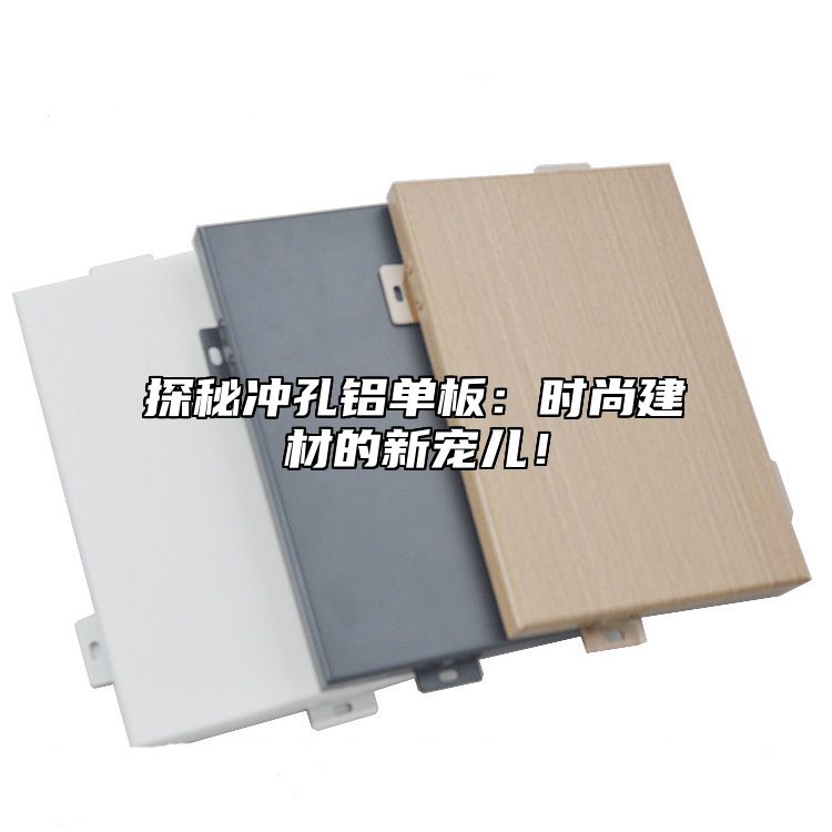 探秘冲孔铝单板：时尚建材的新宠儿！